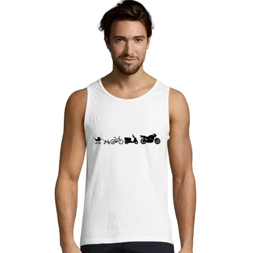 Motorrad Evolution Naked Bike Männer T-Shirt