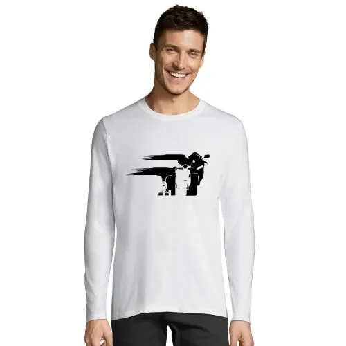 Motorrad Evolution schweif Front Männer T-Shirt