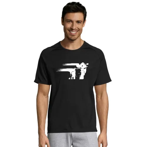 Motorrad Evolution schweif Front Männer T-Shirt
