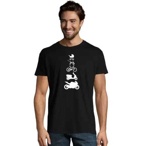 Motorrad Evolution V Männer T-Shirt Motorrad Evolution V T-Shirt