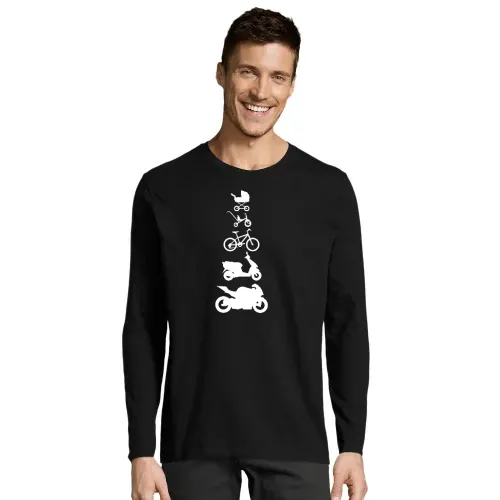 Motorrad Evolution V T-Shirt Männer Imperial LSL