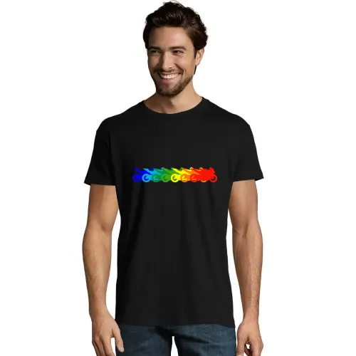 Motorrad farbverlauf T-Shirt