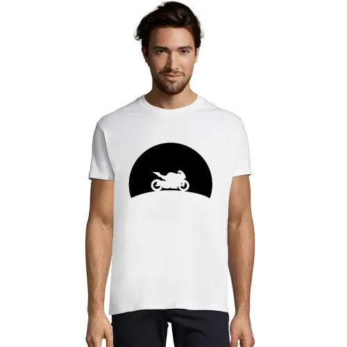 Motorrad im Sonnenuntergang Männer T-Shirt Motorrad im Sonnenuntergang T-Shirt