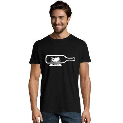 Motorrad in Flasche - Flaschenbike T-Shirt
