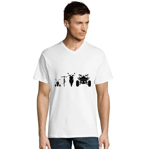 Motorrad Quad Evolution Front T-Shirt Männer Victory