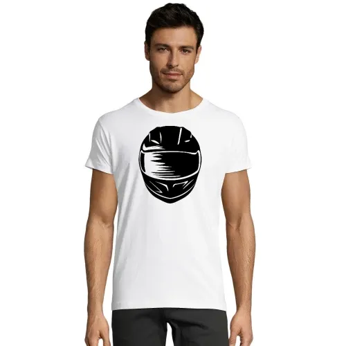 Motorradhelm Männer T-Shirt