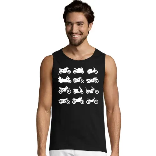 Motorräder Typen T-Shirt Männer Justin