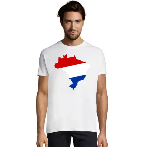 Niederlande Holland Brasilien Umriss Männer T-Shirt Niederlande Holland Brasilien Umriss T-Shirt