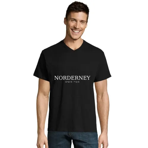 Norderney Koordinaten T-Shirt Männer Victory