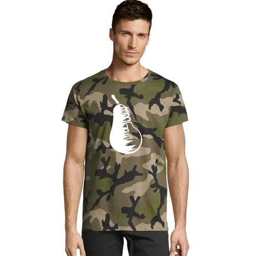 Obst Birne und Glühbirne Männer T-Shirt