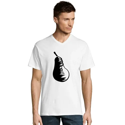Obst Birne und Glühbirne T-Shirt Männer Victory