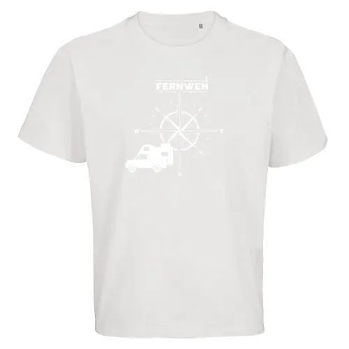 Pickup mit Wohnkabine Absetzkabine Fernweh Männer T-Shirt