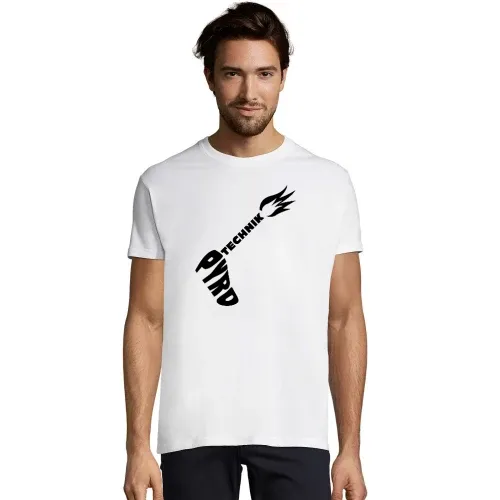 Pyrotechnikhand in Schrift Männer T-Shirt