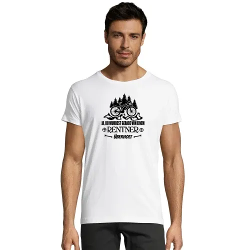 Radfahrer E-Bike Ruhestand Ebike Rentner Überholt Männer T-Shirt