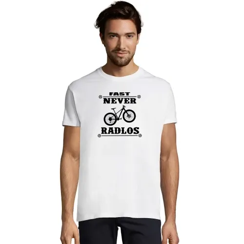 Radfahrer Mountainbiker Motiv - Fast Never Radlos T-Shirt