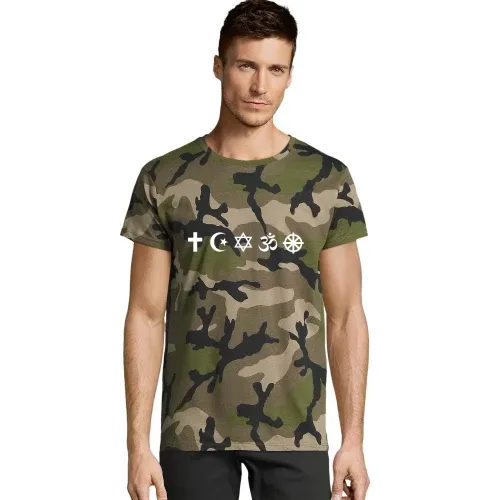 Religionen Symbole Männer T-Shirt