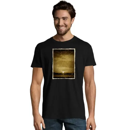 Retro Sonnenuntergang Männer T-Shirt Retro Sonnenuntergang T-Shirt