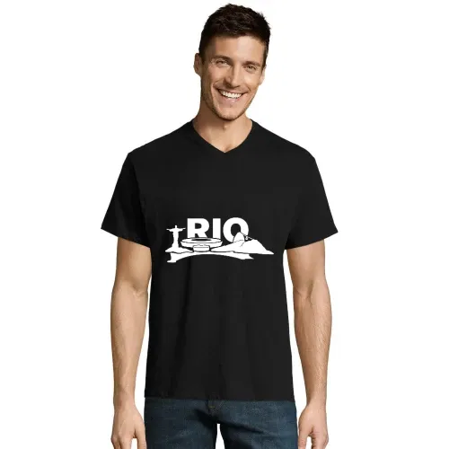Rio de Janeiro Skyline Männer T-Shirt