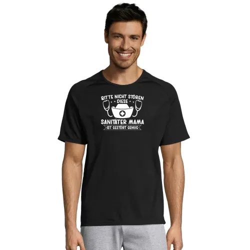 Sani - Diese Sanitäter Mama Ist Gestört Genug Männer T-Shirt