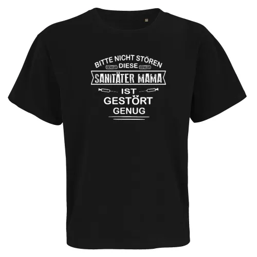 Sanitäter Mama - Gestört Genug Notfallsanitäterin Männer T-Shirt
