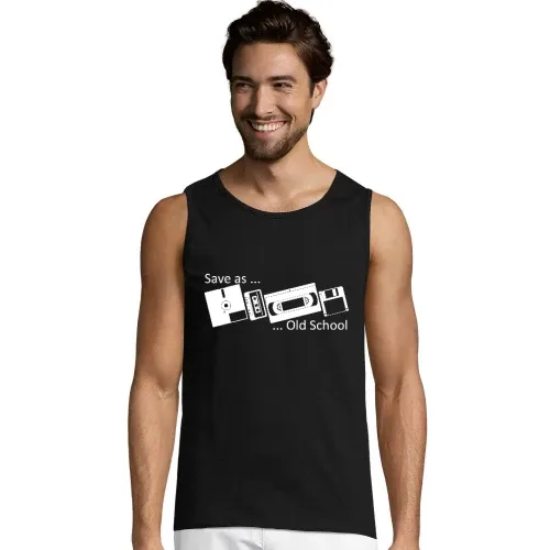 Save as ... Old School Männer T-Shirt