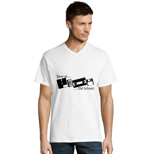 Save as ... Old School Männer T-Shirt