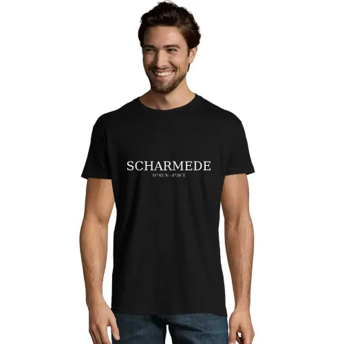 Scharmede Koordinaten T-Shirt Männer Imperial