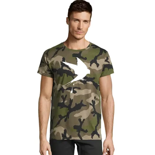 Scheißende Schwalbe Männer T-Shirt