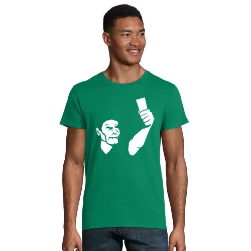Schiedsrichter zeigt Karte Männer T-Shirt