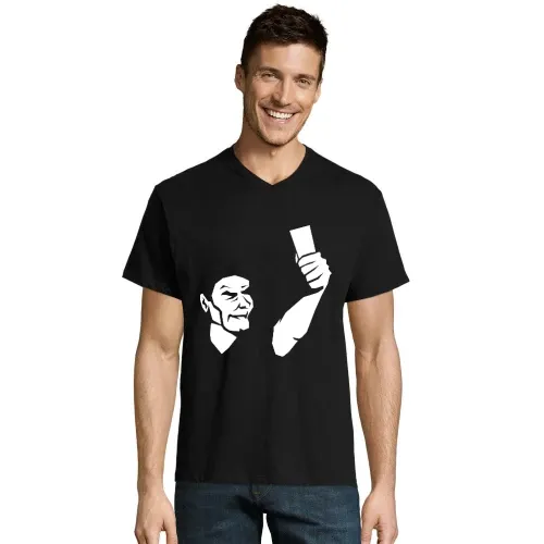 Schiedsrichter zeigt Karte T-Shirt Männer Victory