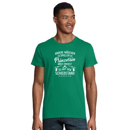 Schießstand Prinzessin Schützenverein Schützin Männer T-Shirt