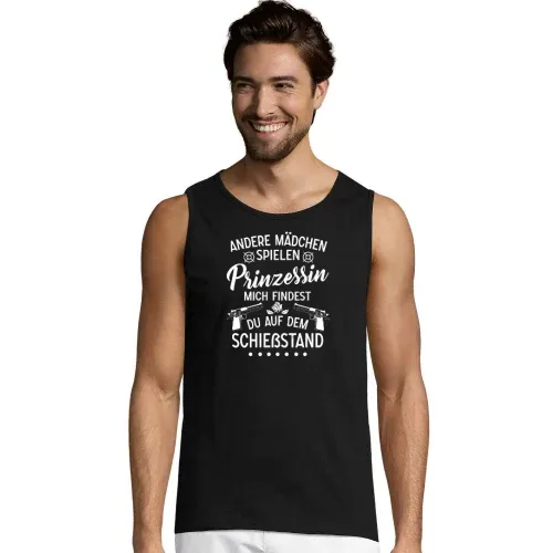 Schießstand Prinzessin Schützenverein Schützin T-Shirt Männer Justin