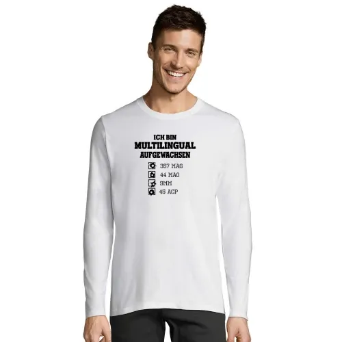 Schießstand Schützenverein Pistolen Sprache Spruch Männer T-Shirt