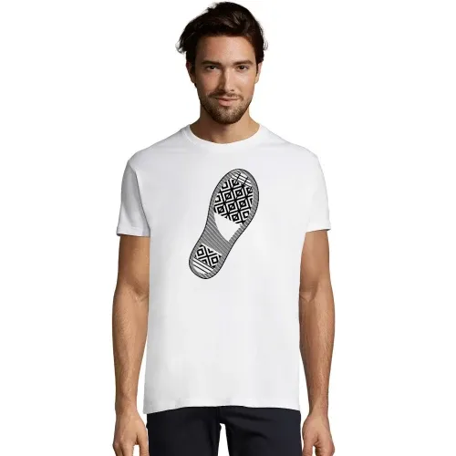 Schuhabdruck Männer T-Shirt