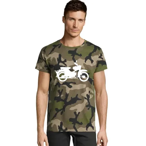 Simson Star T-Shirt Männer Camo