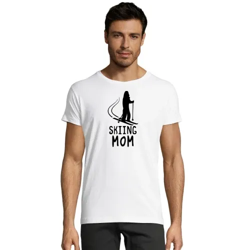 Skiing Mom Männer T-Shirt