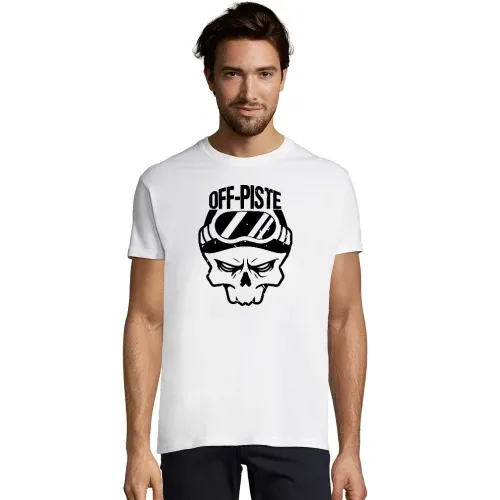 Snowboarder Totenkopf Off Piste Männer T-Shirt Snowboarder Totenkopf Off Piste T-Shirt
