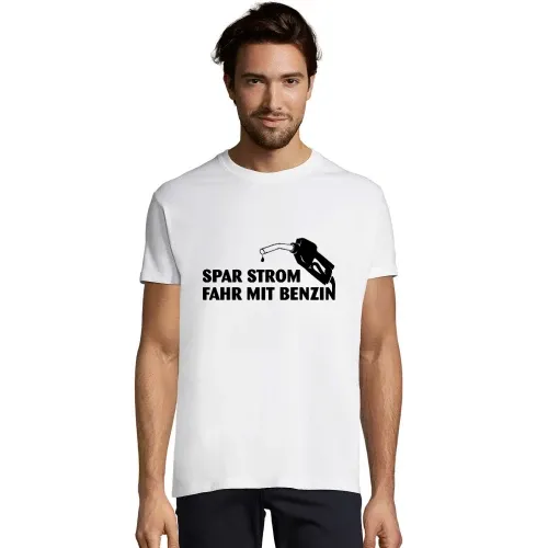 Spar Strom, fahr mit Benzin T-Shirt Männer Imperial