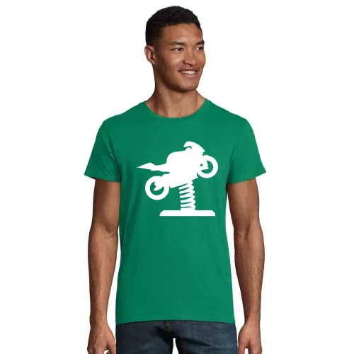 Spielplatzmotorrad zum Wackeln Männer T-Shirt
