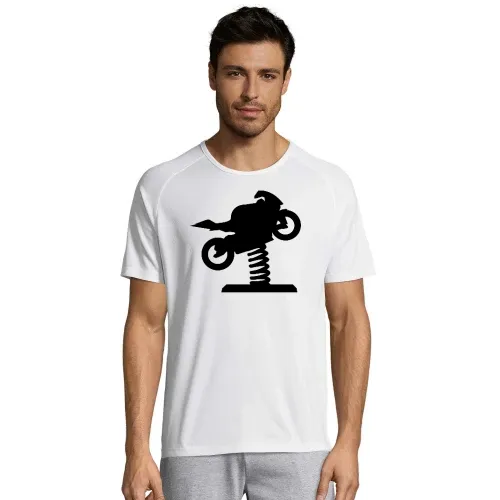 Spielplatzmotorrad zum Wackeln Männer T-Shirt