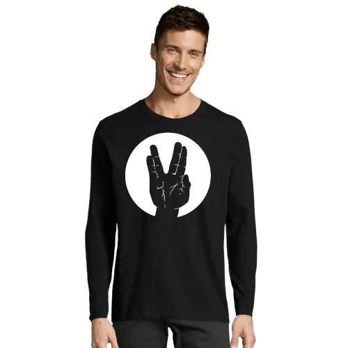 Spock Vulkanier Gruß Kreis Männer T-Shirt