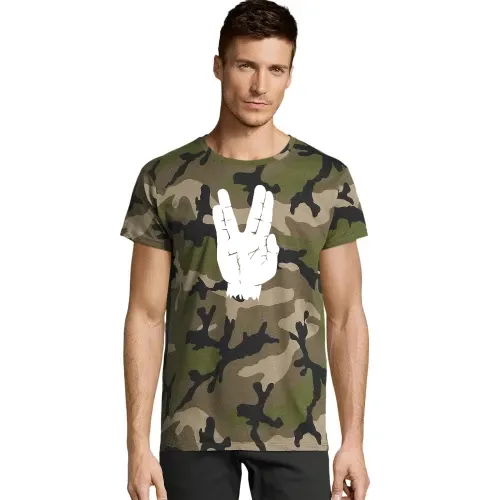 Spock Vulkanier Gruß Männer T-Shirt