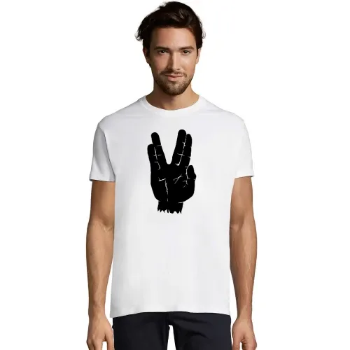 Spock Vulkanier Gruß Männer T-Shirt