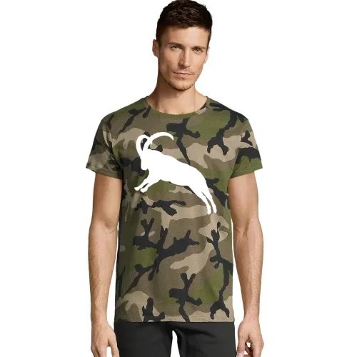 springender Steinbock Männer T-Shirt