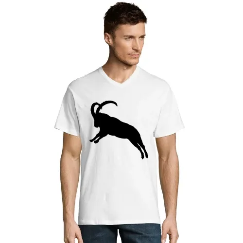 springender Steinbock T-Shirt Männer Victory