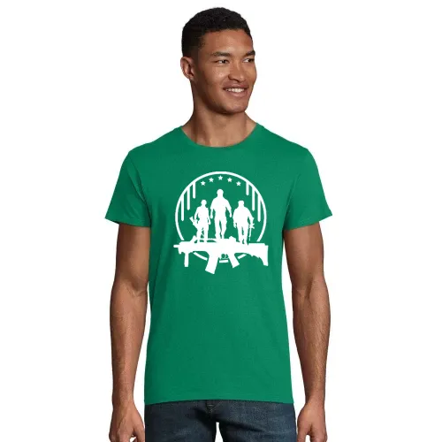 Sturmgewehr Logo - Bundeswehr Soldat im Einsatz Männer T-Shirt