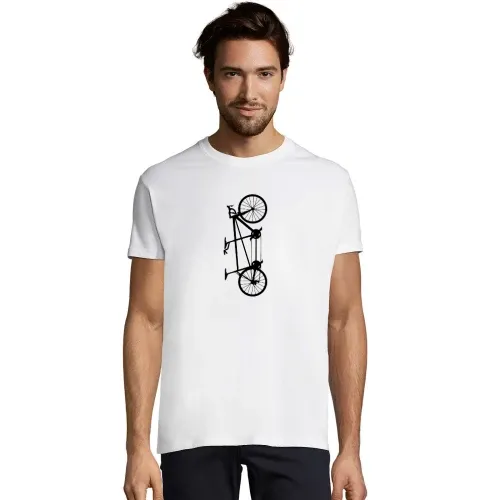 Tandem Fahrrad vertikal hochkant T-Shirt Männer Imperial