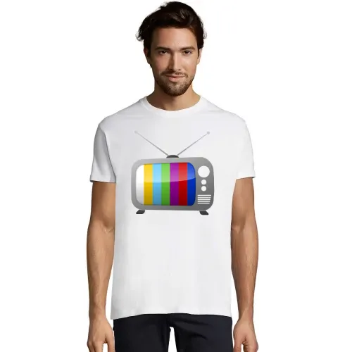 Testbild im TV T-Shirt