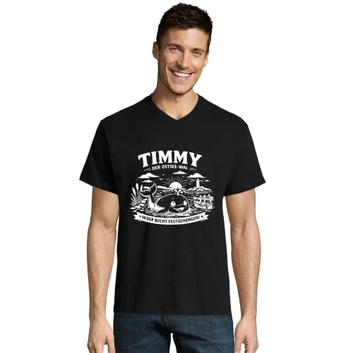 Timmy der Ostsee Wal Männer T-Shirt