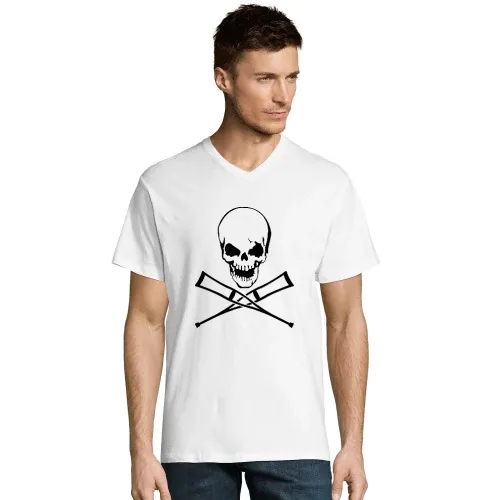Totenschädel mit Krücken T-Shirt Männer Victory